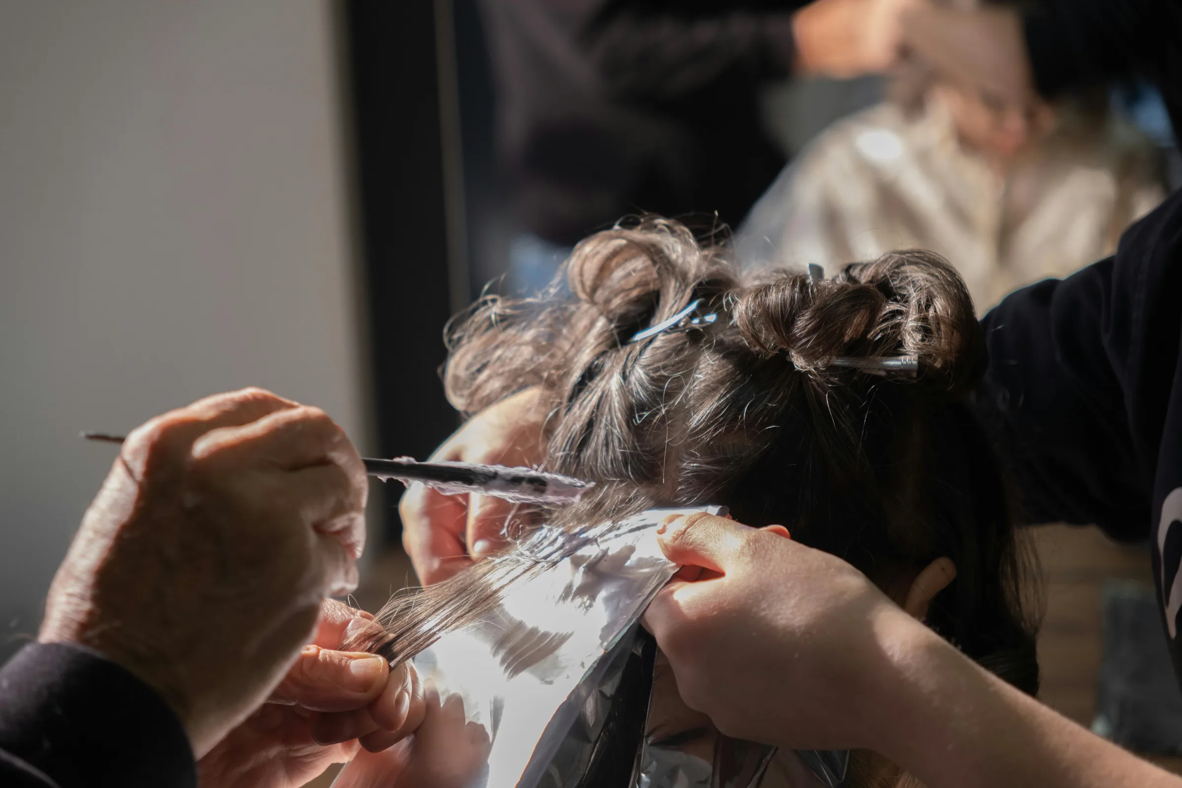 Coloration salon coiffure Lyon