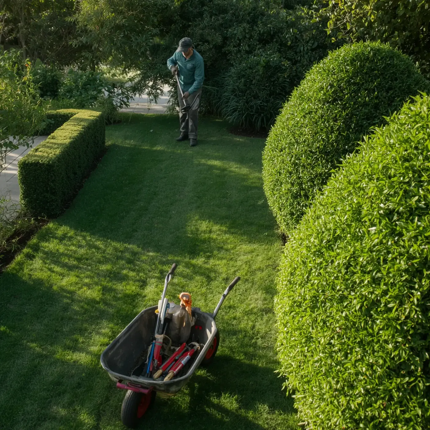 Entretien de jardin et taille de haies, paysagiste Lyon