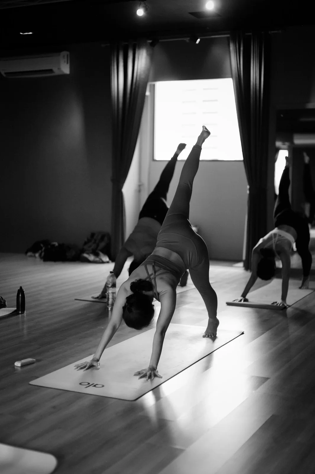 Espace yoga lumineux